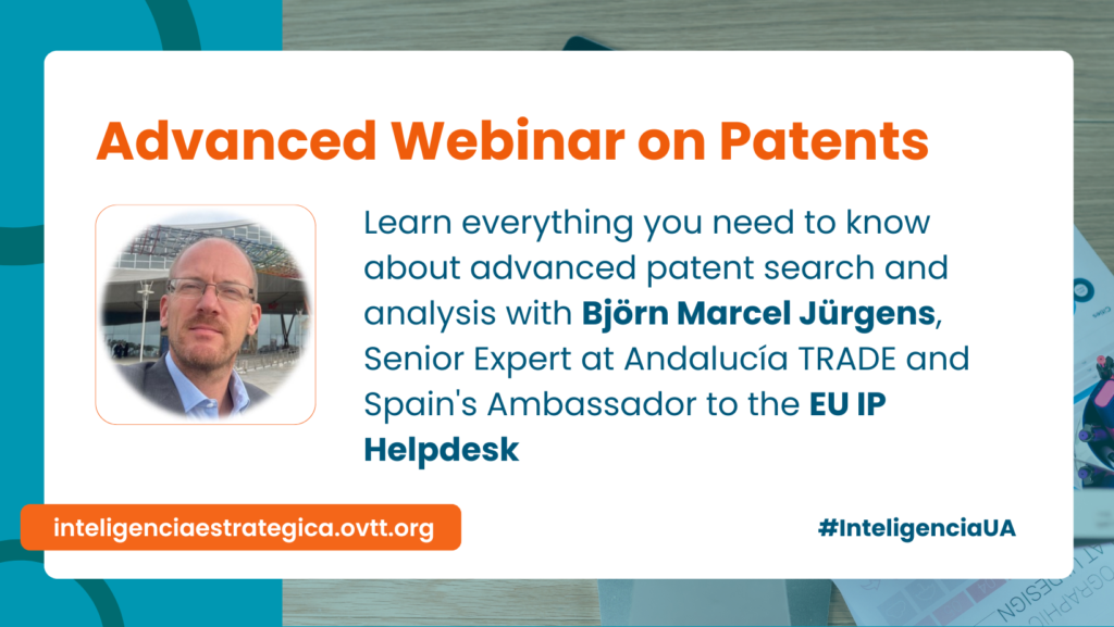 Advanced webinar on patents Björn Marcel Jürgens